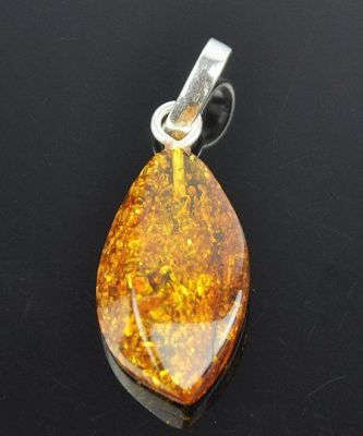 Кулон Янтарь "Золотой дождь" арт.ЯК-117