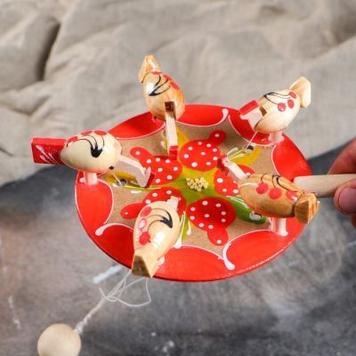 Сувенир деревянный "Курочки", микс