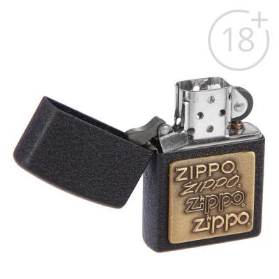 Зажигалка ZIPPO 362 Classic с покрытием Black Crackle