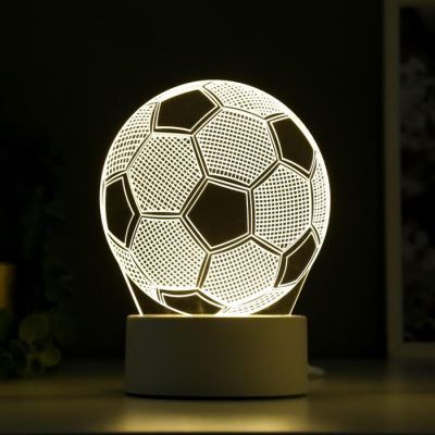 Светильник "Футбольный мяч" от сети 9,5x12,5x16 см