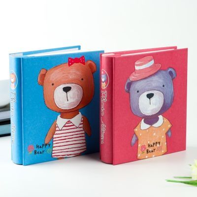 Фотоальбом на 40 фото 10х15 см "Нарядный медведь" в коробке МИКС 18,5х16х4,7 см