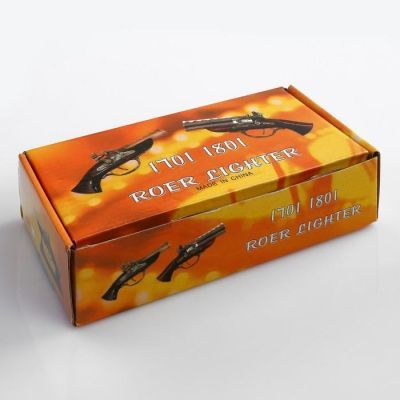 Зажигалка настольная "Мушкет", пьезо, газ 10х19 см