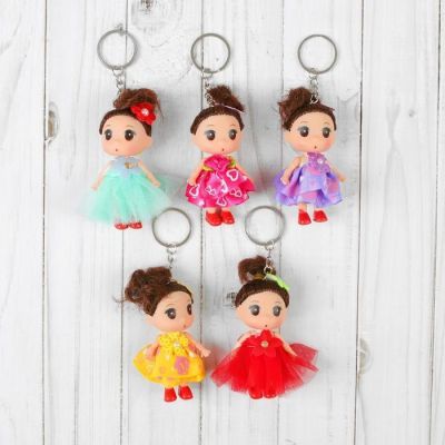 Куколка «Модница» на брелоке, цвета МИКС