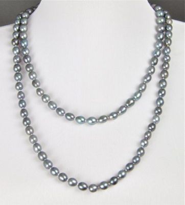 Бусы Жемчуг "Леди" арт.НЖМ-3(8)-120-2-7