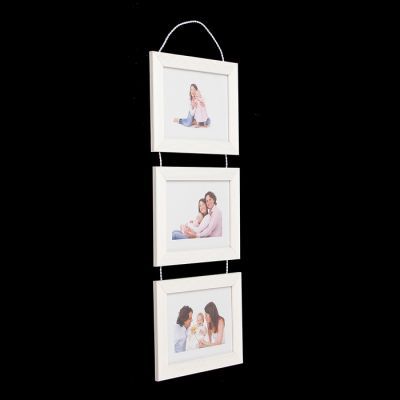 Фоторамка на 3 фото 15х20 см подвесная 5N белый