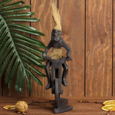 Сувенир дерево "Абориген на велике" 20х23х7 см МИКС