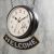 Часы настенные двойные, серия: Садовые, "WELCOME", плавный ход, d=20 см, 55 х 36 см