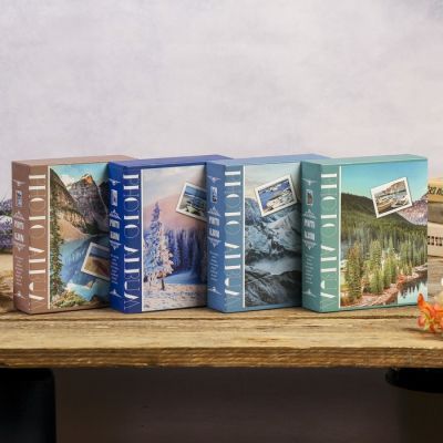 Фотоальбом на 40 фото 10х15 см "Горы/Лес" МИКС 17х14х4,5 см