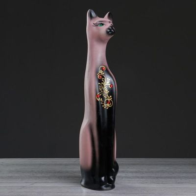 Копилка "Кот", чёрно-розовый, 49 см