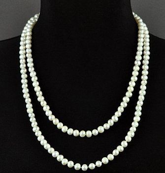 Бусы Жемчуг "Бесконечность" арт.НЖМ-1(7)-120-1-6