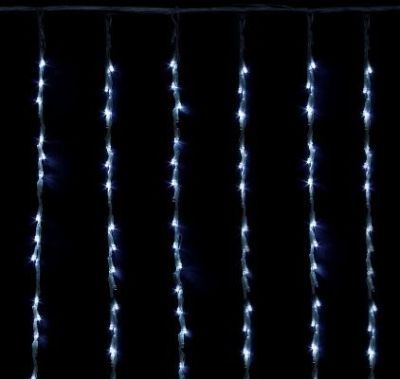 Гирлянда "Дождь" уличная (Ш:2 м, В:3 м, LED 800 шт., нить силикон,белый)