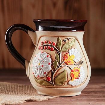 Кружка "Цветная", 0.5 л