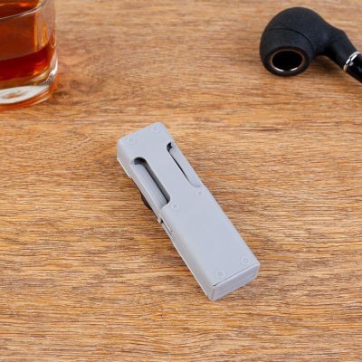 Измельчитель для табака с отсеками для хранения сигаретной бумаги, 11х3х2 см, микс