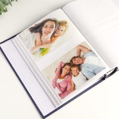 Фотоальбом на 200 фото 10х15 см "Золотая бабочка" в коробке МИКС 26,5х21х5,5 см