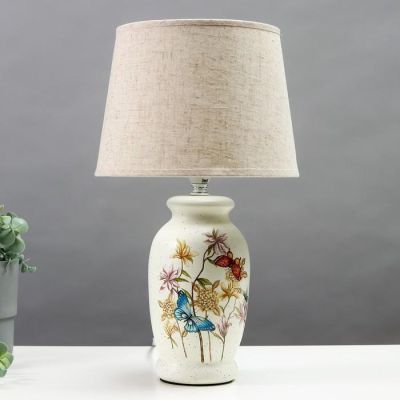 Настольная лампа 16817/1 E14 40Вт белый h.36см