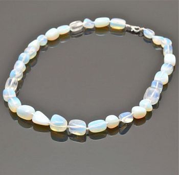 Бусы Лунный камень "Настроение" арт.П3279