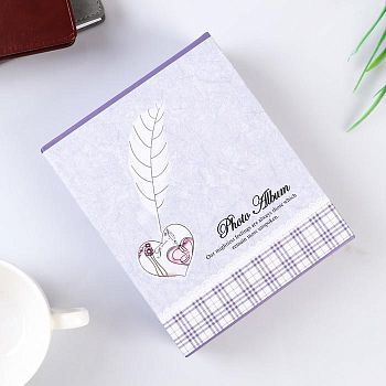 Фотоальбом на 40 фото 10х15 см "Пёрышко и клетка" в коробке МИКС 17х14х4,5 см