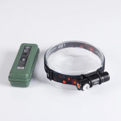 Фонарь налобный аккумуляторный "Мастер К." 7 Вт, 1200 мАч, 90 лм, 3 режима, 8х2.5 см, USB