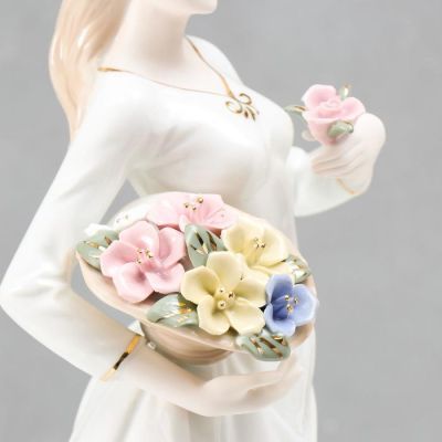 Сувенир керамика под фарфор "Весенние цветы" 45х28,5х14 см