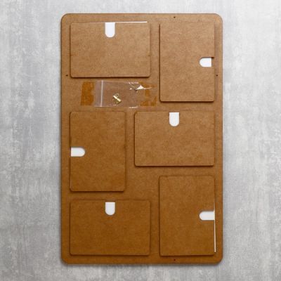 Фоторамка ХДФ "Наша семья" на 6 фото 10x15 см