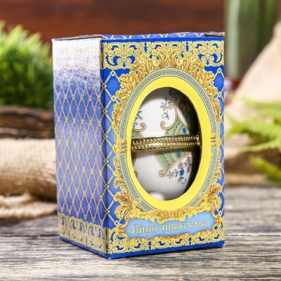 Шкатулка "Незабудки" 10х6 см