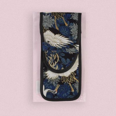 Набор кистей «Жарптица», 7 предметов, футляр, цвет серый/синий