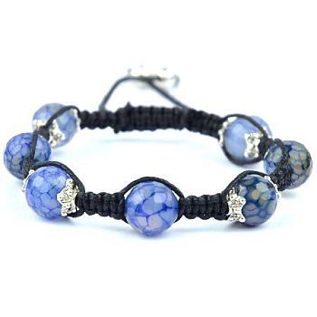 Браслет Агат ограненный "Шамбала 10" арт. бП1829