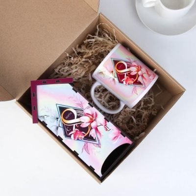 Подарочный набор "С 8 марта", чайный домик, кружка, 21 х 20,5 х 9 см