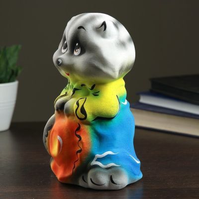 Копилка "Енот" 21см МИКС