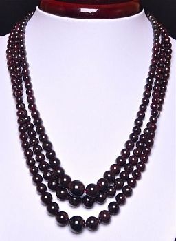 Колье Гранат  "Примавера" арт.П1790