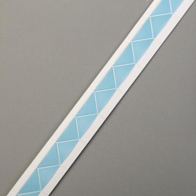 Набор уголков с кармашком для фотографий 250 уголков "Голубые" 2мх1,03 см