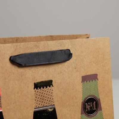 Пакет крафтовый вертикальный «Ты супер», ML 23 × 27 × 11.5 см