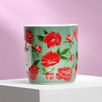 Набор "Бабушка", кружка 350 мл, ложка