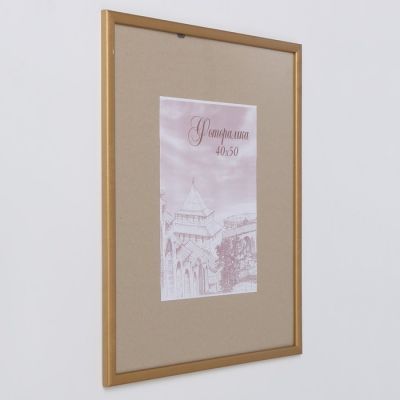 Фоторамка сосна с19 золото 40х50 см