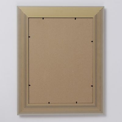 Фоторамка пластик 30х40 см белое золото 6 см