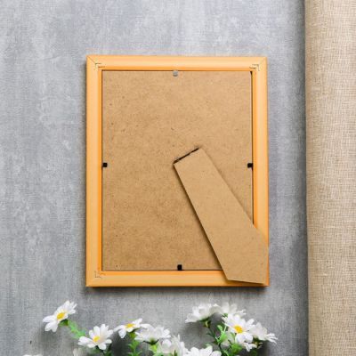 Фоторамка пластик 15х20 см "Золотые полосы на карамельном" 22,8х17,8х1 см