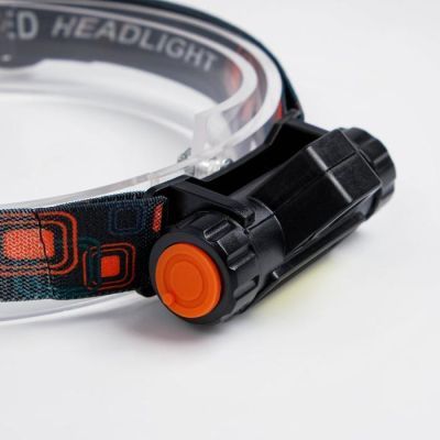 Фонарь налобный аккумуляторный "Мастер К.", 5 Вт, 140 лм, 1200  мАч, 3 режима, USB