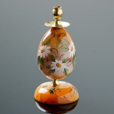 Подсвечник «Церковное яйцо», 6×12 см, селенит