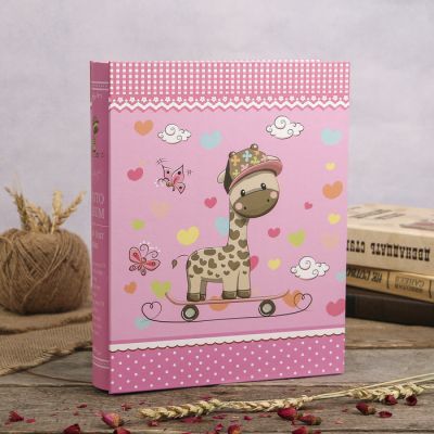 Фотоальбом «Слон/жираф» на 200 фото, 13 × 18 см, в коробке, МИКС