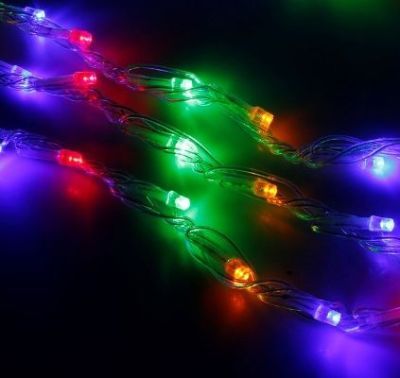 Гирлянда уличная "Дождь" (Ш:2 м,В:3 м., нить силикон, мульти)