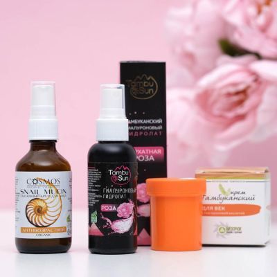 Подарочный набор с органической косметикой "Прикосновение нежности"