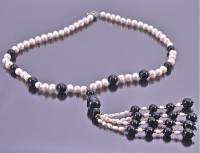 Бусы Жемчуг "Сказочные узоры" арт.П1129А