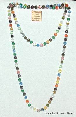 Бусы Кошачий Глаз "Метаморфозы" арт. НКГ-1(8)-120-8