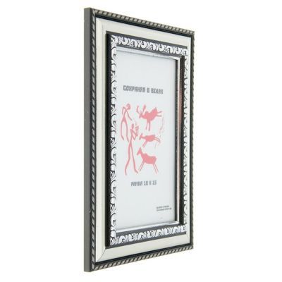 Фоторамка 10х15 см под серебро