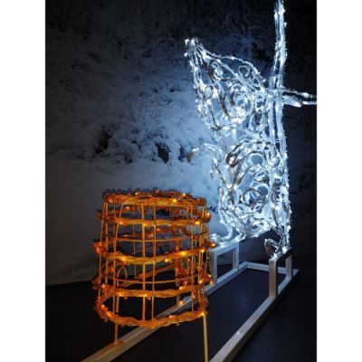 Светодиодная фигура «Мышка», 120 × 150 × 90 см, 100 Вт, 220 В
