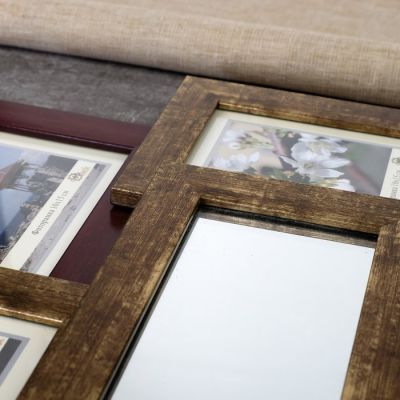 Фоторамка 8 в 1 "Всех милее" для фото 10х15 см + зеркало, 10x30 см