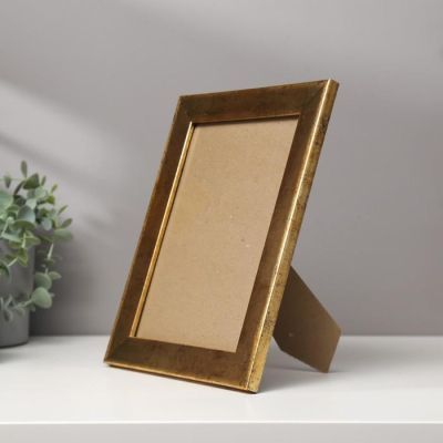 Фоторамка пластик 15х21 см, 609 золото