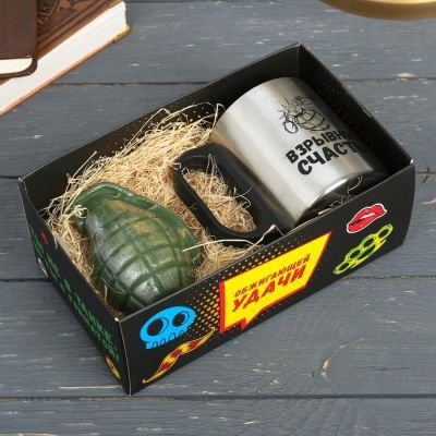 Подарочный набор "Взрывного счастья", кружка, мыло