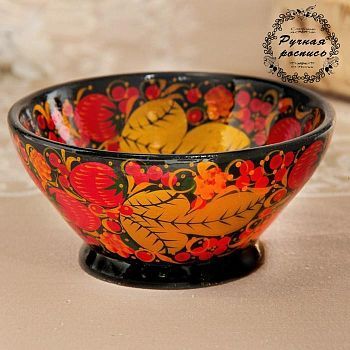 Чашка «Ягодка», полная запись, 13×13×6 см, хохлома