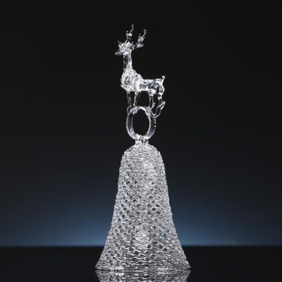 Колокольчик сувенирный "Олень, ручной работы, в подарочном сундуке